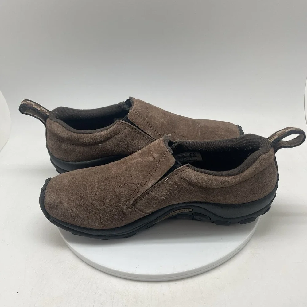 Merrell Jungle Moc Mens 9 J65685 Brown Suede‎ Slip On Loafers Casual Shoes
